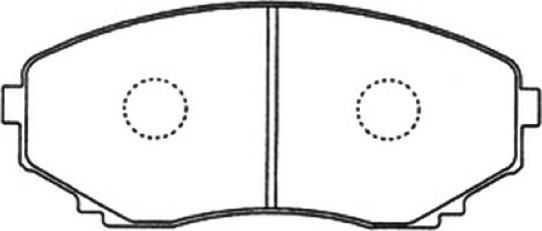 ASVA AKD-1191 - Kit de plaquettes de frein, frein à disque cwaw.fr