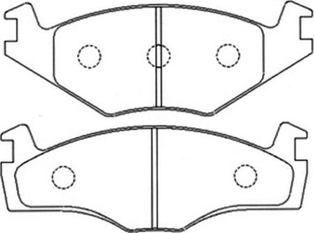 ASVA AKD-1192 - Kit de plaquettes de frein, frein à disque cwaw.fr