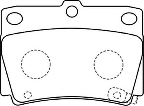 ASVA AKD-1197 - Kit de plaquettes de frein, frein à disque cwaw.fr