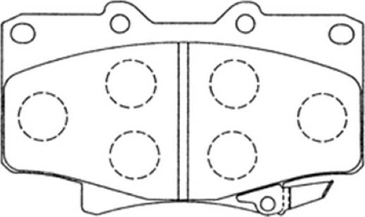 ASVA AKD-1142 - Kit de plaquettes de frein, frein à disque cwaw.fr