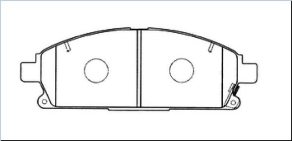 ASVA AKD-1189 - Kit de plaquettes de frein, frein à disque cwaw.fr