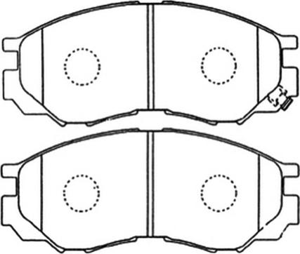 BENDIX 572419 - Kit de plaquettes de frein, frein à disque cwaw.fr