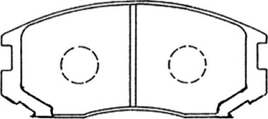 ASVA AKD-1126 - Kit de plaquettes de frein, frein à disque cwaw.fr