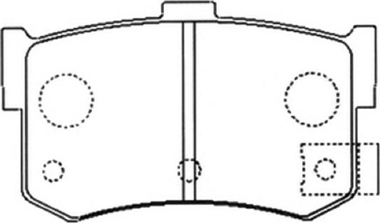 ASVA AKD-1121 - Kit de plaquettes de frein, frein à disque cwaw.fr