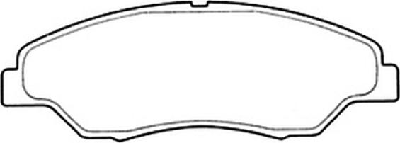 ASVA AKD-1301 - Kit de plaquettes de frein, frein à disque cwaw.fr