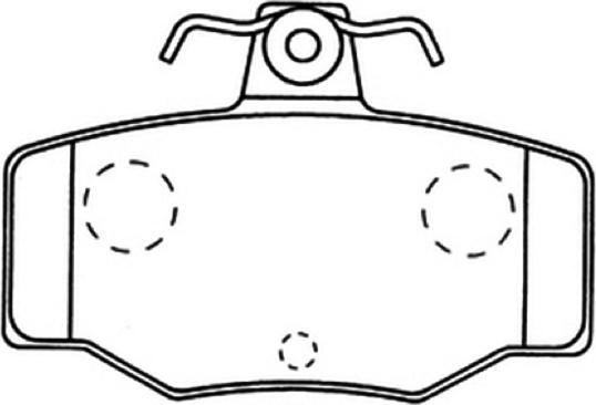 ASVA AKD-1310 - Kit de plaquettes de frein, frein à disque cwaw.fr