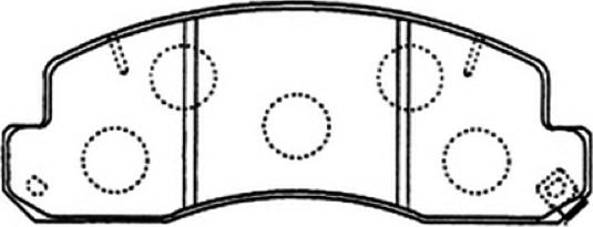 ASVA AKD-1388 - Kit de plaquettes de frein, frein à disque cwaw.fr