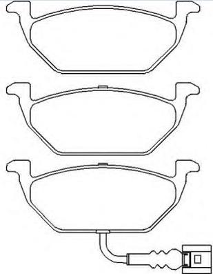 ASVA AKD-1325 - Kit de plaquettes de frein, frein à disque cwaw.fr