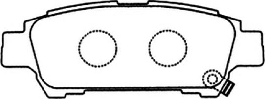 ASVA AKD-1328 - Kit de plaquettes de frein, frein à disque cwaw.fr