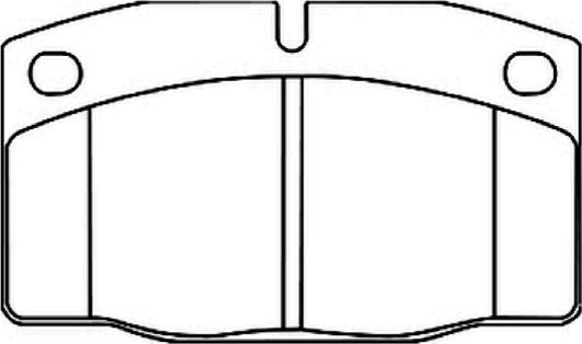 ASVA AKD-1242 - Kit de plaquettes de frein, frein à disque cwaw.fr