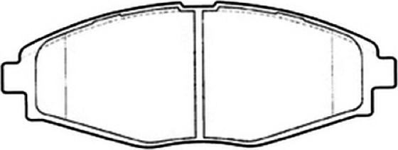 ASVA AKD-1253 - Kit de plaquettes de frein, frein à disque cwaw.fr