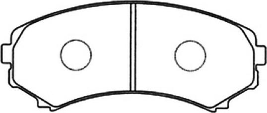 ASVA AKD-1205 - Kit de plaquettes de frein, frein à disque cwaw.fr