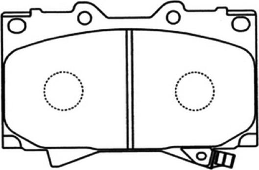 ASVA AKD-1206 - Kit de plaquettes de frein, frein à disque cwaw.fr