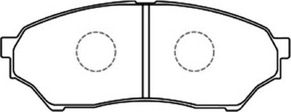 ASVA AKD-1202 - Kit de plaquettes de frein, frein à disque cwaw.fr