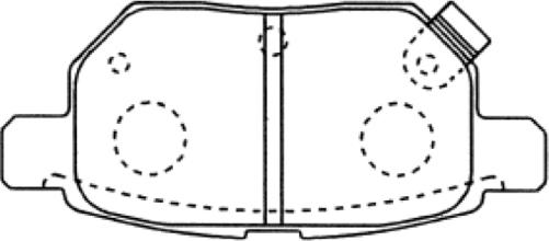 ASVA AKD-12130 - Kit de plaquettes de frein, frein à disque cwaw.fr