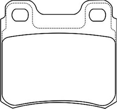 ASVA AKD-1235 - Kit de plaquettes de frein, frein à disque cwaw.fr