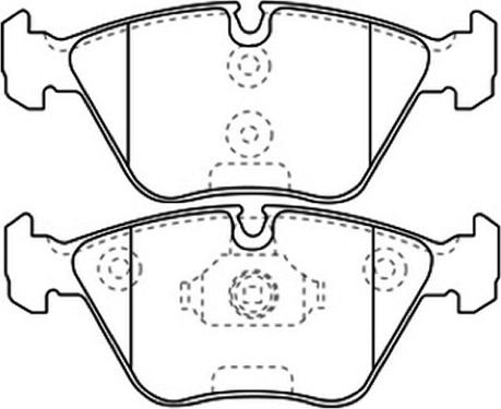 ASVA AKD-1230 - Kit de plaquettes de frein, frein à disque cwaw.fr