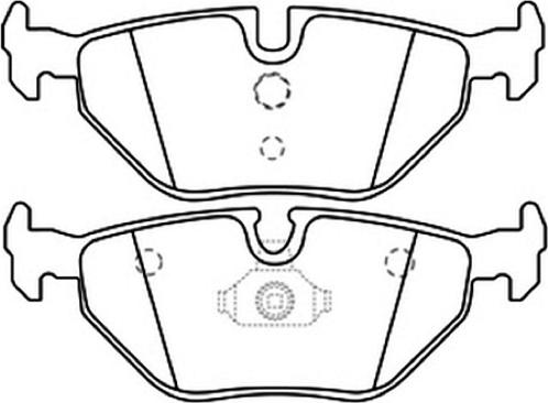 ASVA AKD-1231 - Kit de plaquettes de frein, frein à disque cwaw.fr