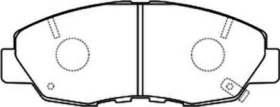 ASVA AKD-8484 - Kit de plaquettes de frein, frein à disque cwaw.fr