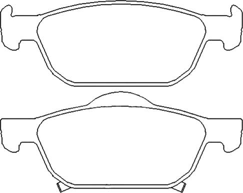 ASVA AKD-8011 - Kit de plaquettes de frein, frein à disque cwaw.fr