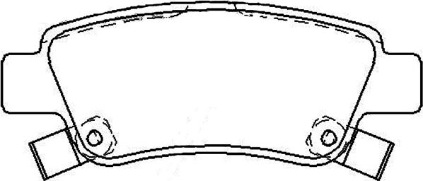 ASVA AKD-8177 - Kit de plaquettes de frein, frein à disque cwaw.fr