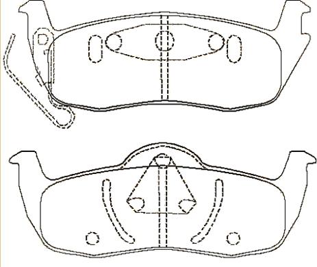 ASVA AKD-871AB - Kit de plaquettes de frein, frein à disque cwaw.fr