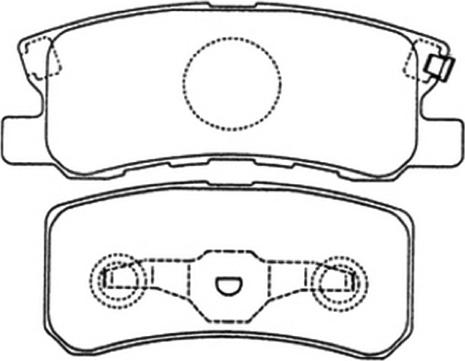 ASVA AKD-3450 - Kit de plaquettes de frein, frein à disque cwaw.fr