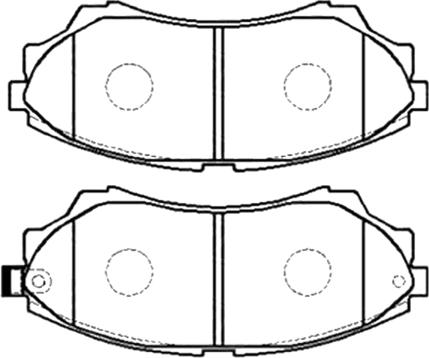 BENDIX DB1681 - Kit de plaquettes de frein, frein à disque cwaw.fr