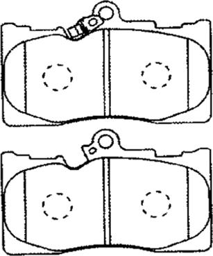 ASVA AKD-30410 - Kit de plaquettes de frein, frein à disque cwaw.fr