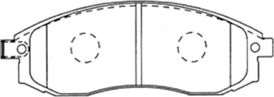 ASVA AKD-3810 - Kit de plaquettes de frein, frein à disque cwaw.fr