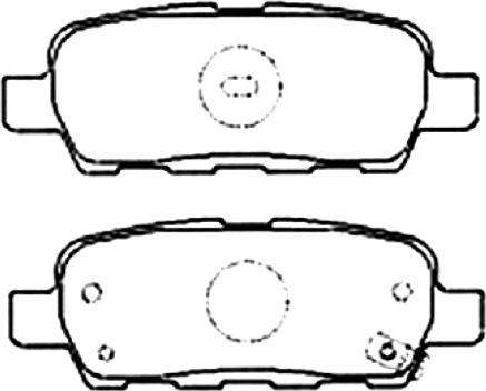 ASVA AKD-2466 - Kit de plaquettes de frein, frein à disque cwaw.fr