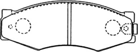 ASVA AKD-2105 - Kit de plaquettes de frein, frein à disque cwaw.fr