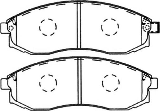 ASVA AKD-2824 - Kit de plaquettes de frein, frein à disque cwaw.fr