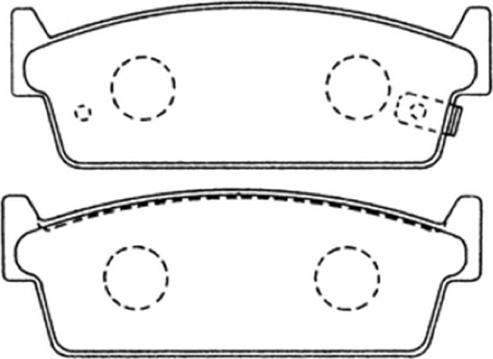 ASVA AKD-22202 - Kit de plaquettes de frein, frein à disque cwaw.fr