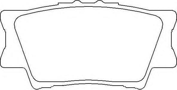 ASVA AKDC-6247 - Kit de plaquettes de frein, frein à disque cwaw.fr