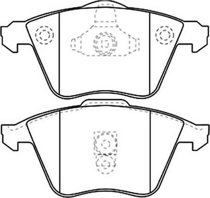 ASVA AKDC-0334 - Kit de plaquettes de frein, frein à disque cwaw.fr