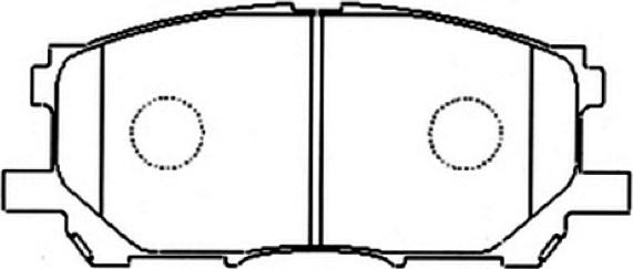 ASVA AKDC-1497 - Kit de plaquettes de frein, frein à disque cwaw.fr