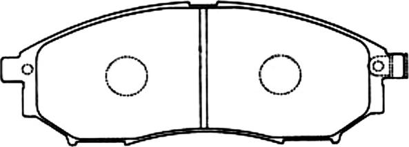 ASVA AKD-EG090 - Kit de plaquettes de frein, frein à disque cwaw.fr