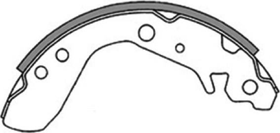 ASVA AKS-5534 - Jeu de mâchoires de frein cwaw.fr