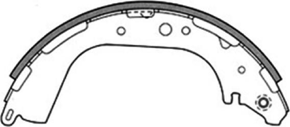 ASVA AKS-1189 - Jeu de mâchoires de frein cwaw.fr