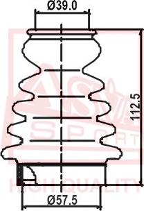 ASVA ASBT-144 - Joint-soufflet, arbre de commande cwaw.fr