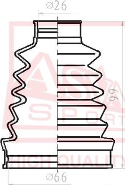 ASVA ASBT-INB6M1 - Joint-soufflet, arbre de commande cwaw.fr