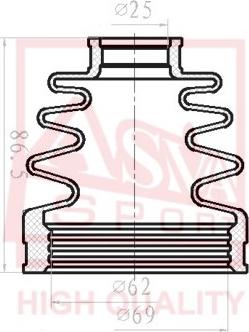 ASVA ASBT-INCY3 - Joint-soufflet, arbre de commande cwaw.fr