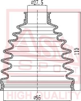 ASVA ASBT-J31C - Joint-soufflet, arbre de commande cwaw.fr