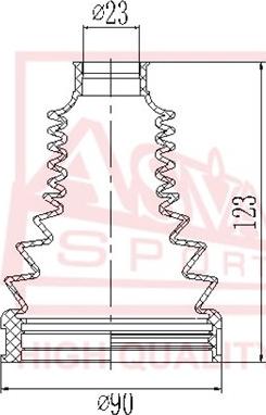 ASVA ASBT-REX - Joint-soufflet, arbre de commande cwaw.fr