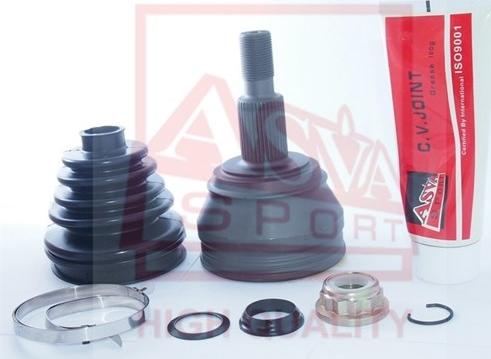 ASVA VW-029 - Jeu de joints, arbre de transmission cwaw.fr