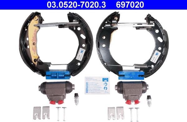 ATE 03.0520-7020.3 - Jeu de mâchoires de frein cwaw.fr