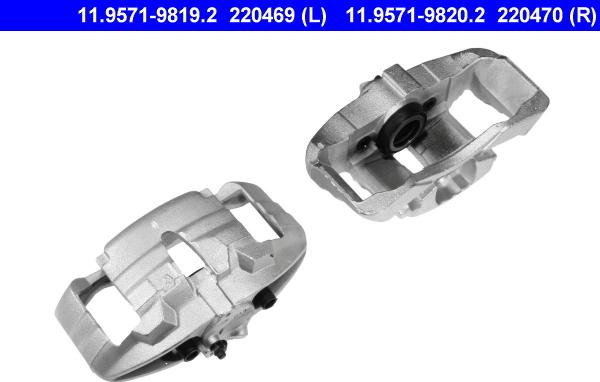 ATE 11.9571-9819.2 - Étrier de frein cwaw.fr