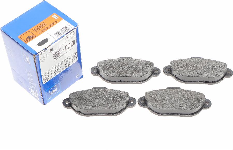 ATE 13.0460-3950.2 - Kit de plaquettes de frein, frein à disque cwaw.fr