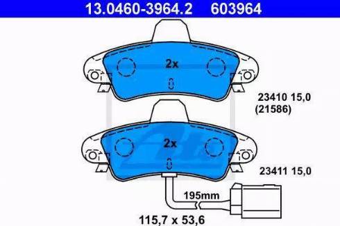 Alpha Brakes HKT-FR-006 - Kit de plaquettes de frein, frein à disque cwaw.fr